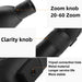 60x Zoom Spotting Scope – 20–60x, 60mm Objective Monocular for Birdwatching & Camping
