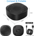 USB Conference Speakerphone — 360° Omnidirectional Condenser Mic with Mute & Volume