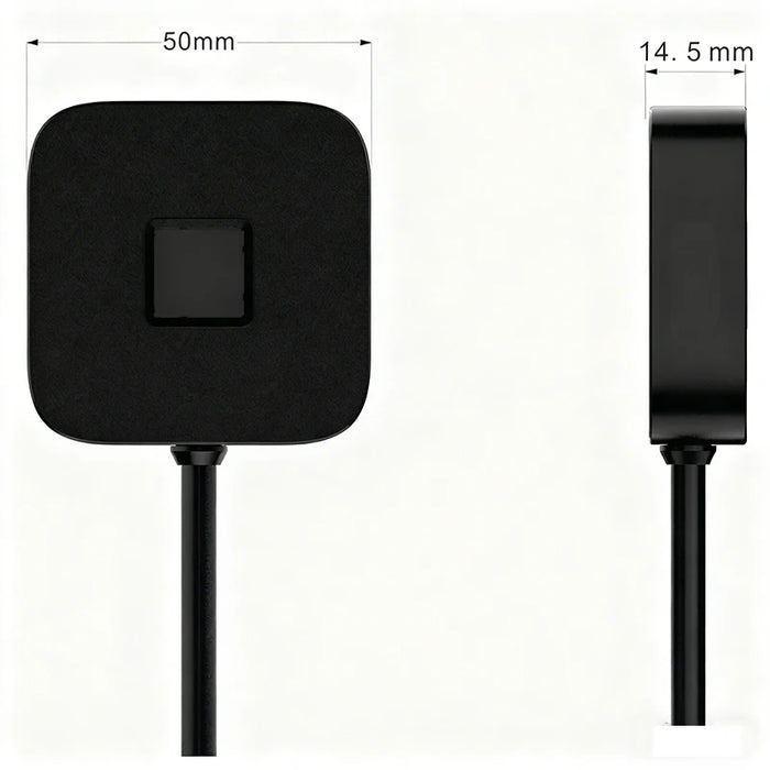 USB Fingerprint Reader for Windows Hello with 1.5m Cable — Windows 11/10