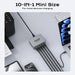 330W GaN 10‑Port USB Charger — 2×100W USB‑C, PD3.0/PPS/QC3.0, for MacBook Pro & iPhone 15/16