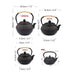 Cast Iron Teapot — Japanese-style Kettle 300/600/900/1200ml with 304 Steel Infuser