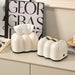 Cloud Tissue Box Holder — Wall-Mount Napkin & Paper Towel Organiser, Cream (PP)