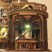 Retro Dreamy 3D Wooden Miniature House Kit — DIY Bookshelf Insert