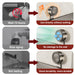 No-Punching Kitchen Rail with Hooks — Space Aluminium, Electroplated (30/40/50cm)