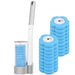 Disposable Toilet Brush Kit — Long Handle, Wall-mounted Holder, Replaceable Heads (24 / 72 pcs)