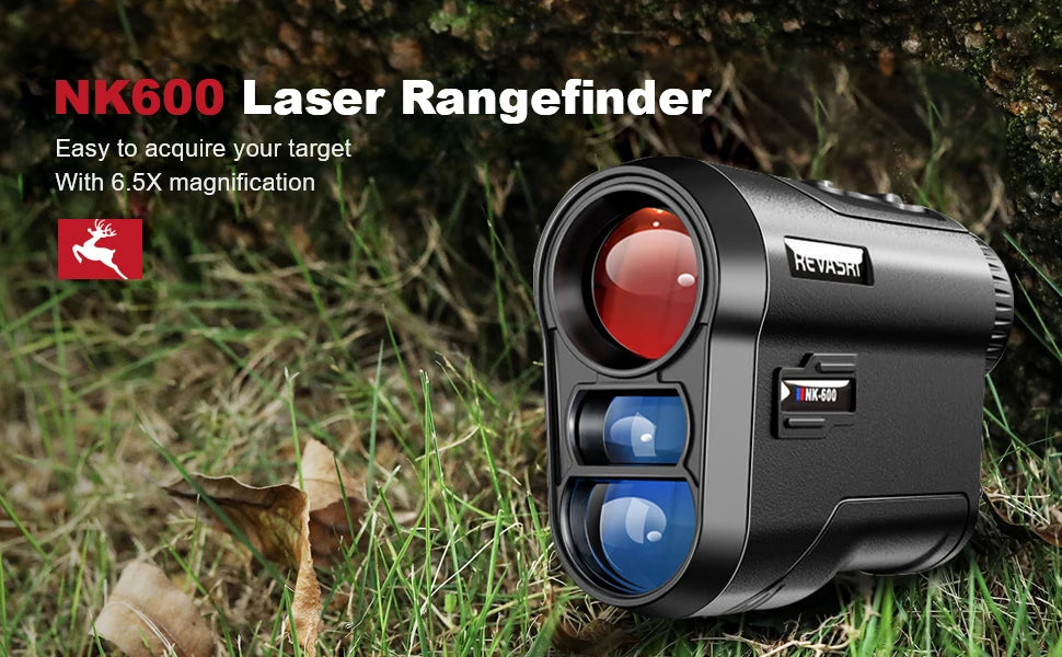 Golf Laser Rangefinder — Slope Compensation, Flag Lock & USB‑C Rechargeable (600m/1000m)