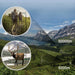 900x25 HD Zoom Portable Binoculars - 25mm BAK4 Prism, Folding Low-Light