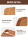 Acacia Wood Chopping & Charcuterie Board — Decorative Wooden Serving Board