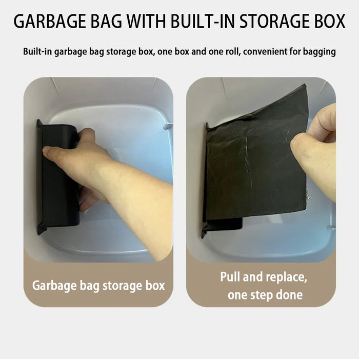 16L Motion Sensor Bin with Lid — Touchless Automatic Bin for Kitchen, Bedroom, Office & RV
