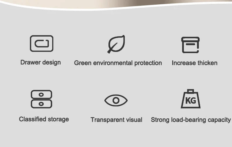 PP 5-Layer Drawer Makeup Storage Box – Multi-layer Cosmetic Organiser (White / Pink)