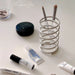 Stainless Steel Toothbrush Holder – Metal Bathroom Storage Rack