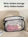 Polyester Mesh Laundry & Storage Basket 30 x 30 x 48 cm – White or Black