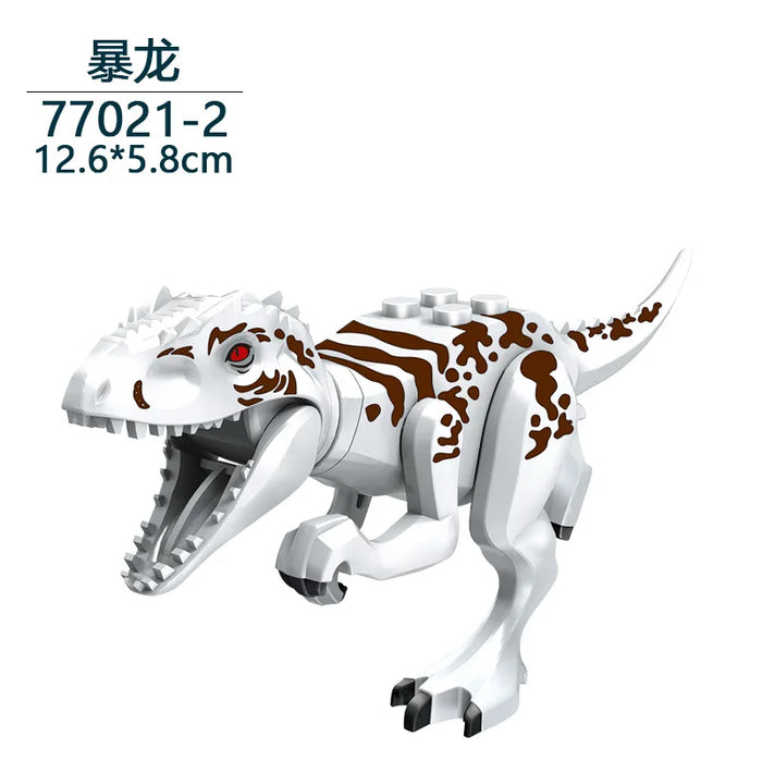 Tyrannosaurus Rex Building Block Figure — Jurassic Dinosaur Brick Toy (LEGO-compatible, 1pc)