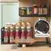 Pull-Out Under-Sink Organiser, 2-Tier Adjustable Sliding Shelf, Black & White