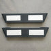 Self‑Adhesive Wall‑Mounted Pot Lid Rack – Black (1/2/4 pcs)