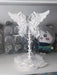 Pink Lace Angel Wings Headphone Stand — Kawaii Gaming Headset Holder