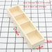 Solid Wood Retro Tea Bag Holder — Multi-Compartment Desktop Storage (White/Brown)