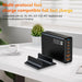 200W GaN 5‑Port USB‑C Fast Charger — Desktop Hub for MacBook Pro/Air & iPad Pro