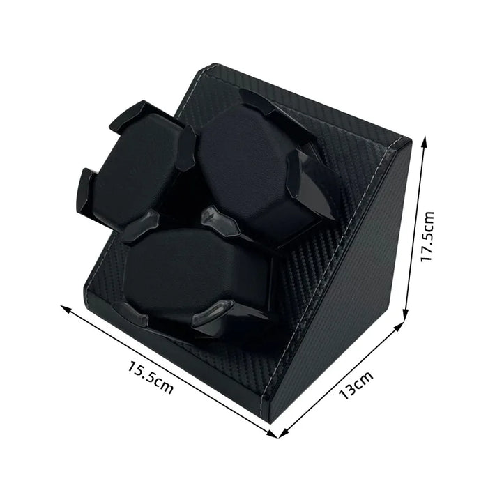 PU Watch Winder for 3 Automatic Watches