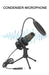 USB RGB Condenser Microphone — Wired Gaming & Streaming Mic for PC/Laptop