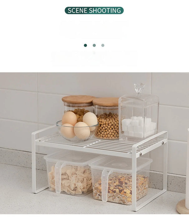 Over‑sink Metal Kitchen Drying Rack — Plates, Cutlery & Tableware Organiser