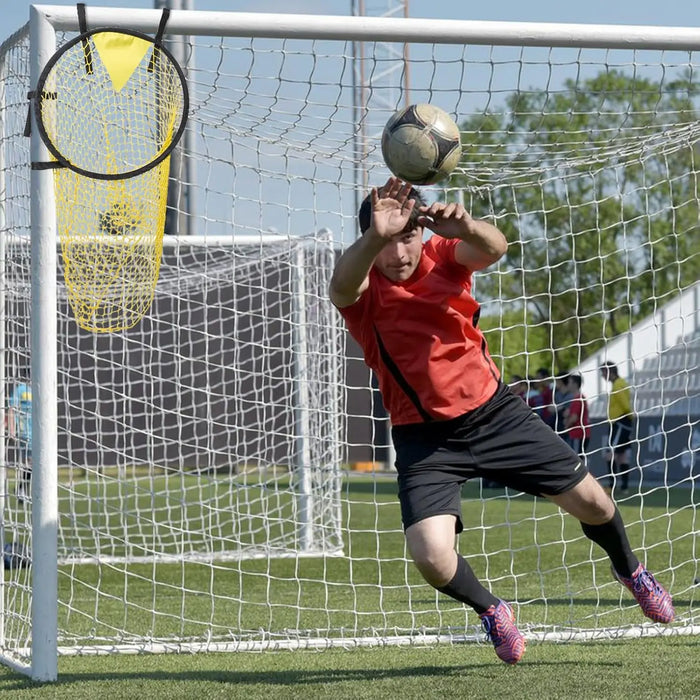 Portable Football Target Net — Foldable Corner Training Goal (1 or 2 pcs)