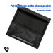 RFID Blocking Faraday Pouch – Anti‑Tracking Phone, Card & Key Shield, Large Wallet Case, Black