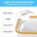 Slim Laundry Hamper — 100L or 160L Bamboo Basket with Removable Washable Bag & Handles