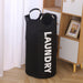 Large 90L Oxford Laundry Bag with Padded Handles – Foldable Clothes Storage