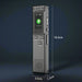 Digital Voice Recorder — 64GB / 16GB / 8GB, Voice-Activated MP3 Player with Noise Reduction