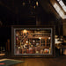 Secret Attic Book Nook Kit — 3D Wooden DIY Bookend with Light Effect