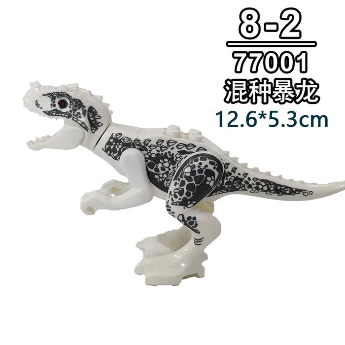 Tyrannosaurus Rex Building Block Figure — Jurassic Dinosaur Brick Toy (LEGO-compatible, 1pc)