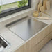 L-shaped Stainless Steel Double-Sided Chopping Board — Large Cutting & Kneading Panel