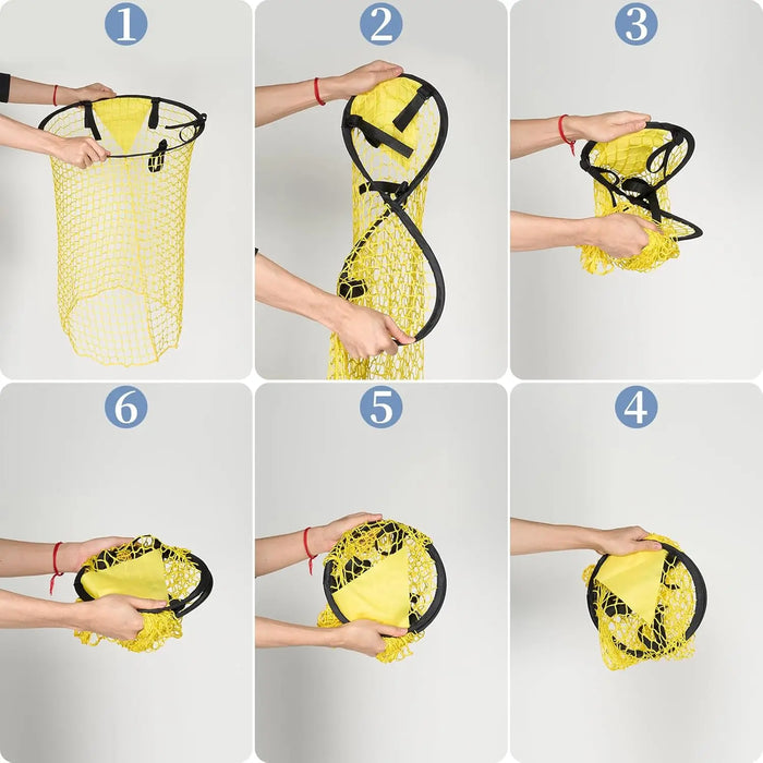 Portable Football Target Net — Foldable Corner Training Goal (1 or 2 pcs)