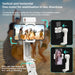 A10 Handheld Smartphone Gimbal with Fill Light, Extension Rod & Remote — for iPhone & Samsung