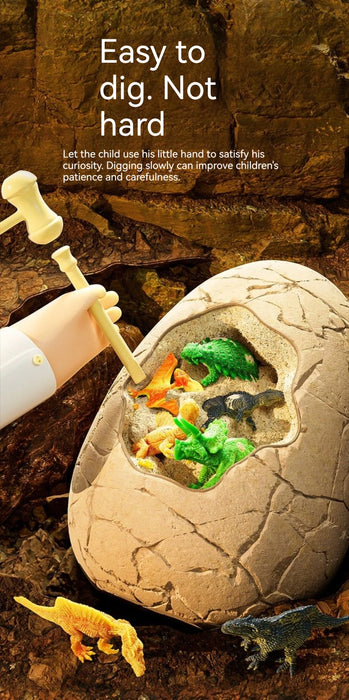 Yimi Children's Dinosaur Egg Dig Kit – DIY Fossil Blind Box (Ages 6–12)