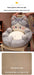 Tatami Floor Cushion with Backrest — 50×50cm Faux Rabbit Fur Lazy Seat (Grey/Pink)