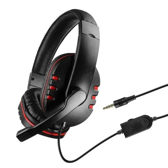 3.5mm Wired Gaming Headset with Microphone for PS4, PC & Smartphones