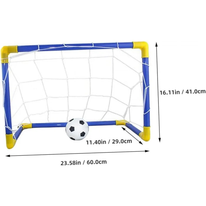 Portable Youth Soccer Goal with Inflator — Lightweight, Easy Assembly