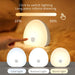 Rechargeable LED White Noise Sleep Lamp — Touch Night Light & 10 Soothing Sounds (Type-C)