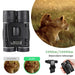 900x25 HD Zoom Portable Binoculars - 25mm BAK4 Prism, Folding Low-Light