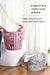 Collapsible Laundry Hamper – Foldable, Portable Clothes Organiser for Home & Bathroom