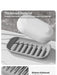 Portable Sealed Soap Box – Waterproof Travel Soap Dish with Draining Design, White 8×5×11cm