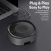 USB Conference Microphone JV801 — Wired Condenser, Touch Control, Omnidirectional, Plug & Play