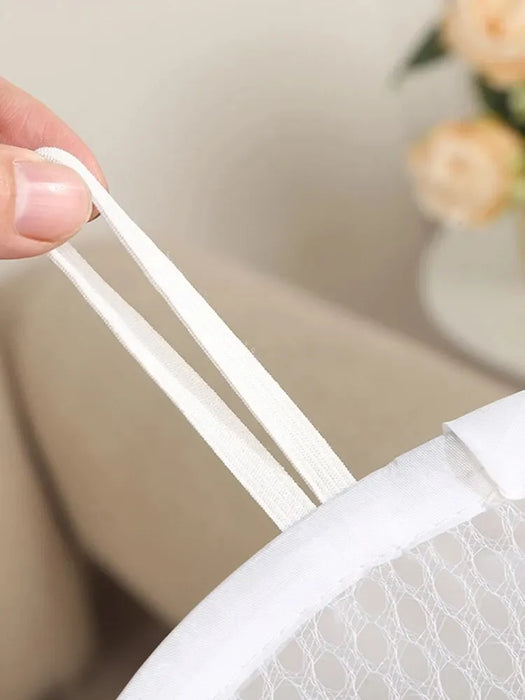 Polyester Mesh Laundry & Storage Basket 30 x 30 x 48 cm – White or Black