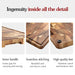 Acacia End-Grain Cutting Board 35×25×2.6cm — Seamless Splice, Damp-proof