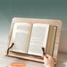 Adjustable Wooden Book Stand – Pine Reading Rack for Kids & Adults with Tablet Holder
