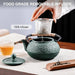 Cast Iron Teapot 900ml — Sakura Pattern with Tea Strainer