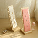 Bamboo Jewellery Display Stand — Large Capacity Necklace & Bracelet Rack (Desktop)