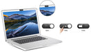 3-Pack Ultra-Thin Sliding Camera Covers for Phone, Laptop & Tablet — Black